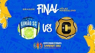 GRANDE FINAL VÔLEI MASC  LIMÃO SC X CUMBUCÃO SEB24 LIVE 🔴 [upl. by Balduin543]