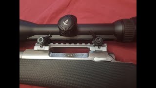 Sako 85 Carbonlight S 308 Picatinny Rail Tip off Mount Swarovski Z8i 2318X56 SR BRXI Reticle [upl. by Furr]