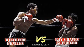 Wilfredo Benitez vs Ray Chavez Guerrero [upl. by Ellerd138]