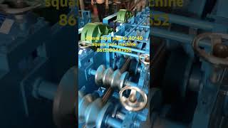 48mm Steel pipe to 4040 square pipe machine [upl. by Pelson]