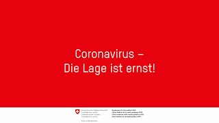 Coronavirus  Die Lage ist ernst [upl. by Rayford]