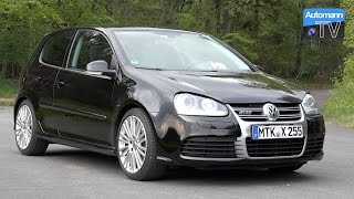 VW Golf V R32 250hp  DRIVE amp SOUND 60FPS [upl. by Tamera]