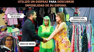 Utilizó un disfraz para descubrir la infidelidad de su esposo y así lo expuso [upl. by Anu]