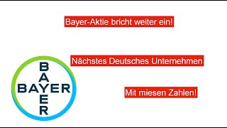 Bayer AG ebenfalls angeschlagen Massive Verschuldung Wie soll es weiter gehen Kauf [upl. by Gusella]