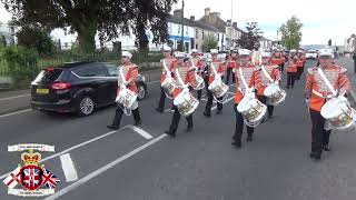 Cookstown Sons Of William FB Full Clip Arriving  Derryloran Boyne Defenders FB Parade 2024 [upl. by Nanreit]