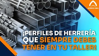 Catálogo Completo de Perfiles de Herrería para tu Taller [upl. by Akemehs]