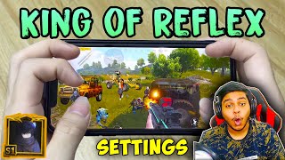 Season 1 Conqueror 5 Finger Claw Sensitivity REFLEX Controls Daxua Gaming BEST Moments PUBG Mobile [upl. by Roxane]