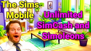 The Sims Mobile Unlimited SimCash and Simoleons  How to use The Sims Mobile Hack Tutorial [upl. by Cartan]