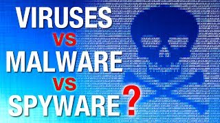 Whats the Difference Computer Virus vs Malware vs Spyware etc [upl. by Kaela844]