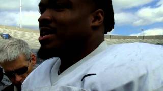 Dontari Poe Interview BlueGray Game 2011 [upl. by Enrica]