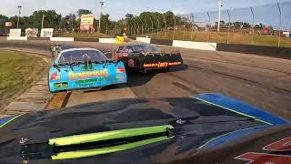 Dells Raceway Park Weekly UMA Super Late Heat Race [upl. by Irej140]