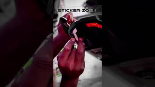 NS bike light new design stickering modification hand modifyviralvideo youtubeshortsytviralvideo [upl. by Yaf]