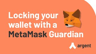 How to lock your Argent wallet with MetaMask [upl. by Negrom]