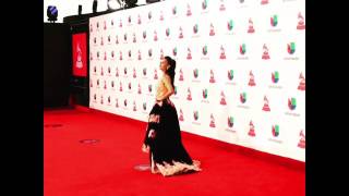 Latin Grammy 2016 Las vegas Zarelea Figueroa [upl. by Ahsilam661]