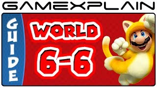 Super Mario 3D World  World 66 Green Stars amp Stamp Locations Guide amp Walkthrough [upl. by Azilem]