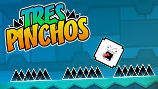 JUGANDO EL RETO DE LOS TRES PINCHOS EXTREMO DE GEOMETRY DASH  VRO [upl. by Peace472]