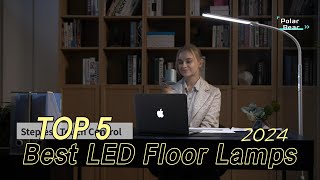 TOP 5 Best LED Floor Lamps for Living Room 2024 [upl. by Iaras763]