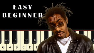 Coolio Gangsta’s Paradise EASY Piano Tutorial [upl. by Kcirdahs616]