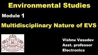 Multidisciplinary Nature of EVS [upl. by Htebazileharas406]