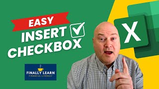 How to Insert Checkbox in Excel Easy Method [upl. by Kurtis]