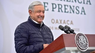 Corredor del Istmo de Tehuantepec lleva desarrollo y bienestar a Oaxaca Conferencia presidente AMLO [upl. by Cresa]