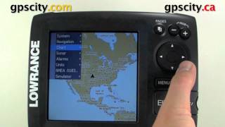 Lowrance Elite 5 DSI Video Manual  Adjusting GPS heading settings [upl. by Asiret]