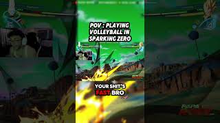 POV Playing Volleyball in Sparking Zero fyp sparkingzero dragonball shorts viralvideo [upl. by Suhpesoj]