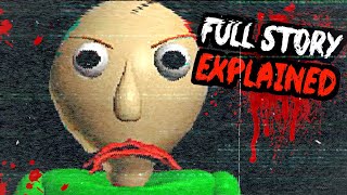 Baldis Basics STORY ENDING amp SECRET ENDING EXPLAINED [upl. by Prussian]