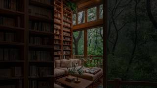 Study Room Ambience with Relaxing Light Gentle Rain Sounds short shorsts shortsvideo rain pm [upl. by Ordnaxela]