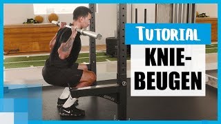 Tutorial LanghantelKniebeuge lernen – Technik amp richtige Ausführung 💪 [upl. by Ayhtin371]