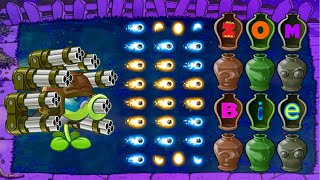 9999 Gatling Pea Hack Vs All Zombies vs DrZomboss  Plants vs Zombies Battle [upl. by Lancey]