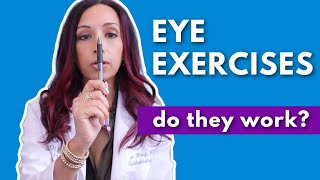 Pencil PushUp Eye Exercises amp Vision Therapy  Eye Doctor Shows You How [upl. by Odnaloy230]