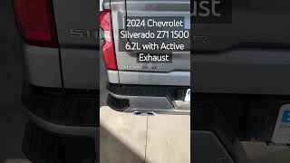 Active Exhaust on this 2024 Chevrolet Silverado 1500 Z71 62L sounds beast [upl. by Nylavad775]