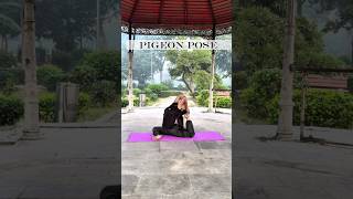 Pigeon poseytshort viralvideo yogapose youtube yputubeshorts youtubeshorts viralshorts [upl. by Herby647]