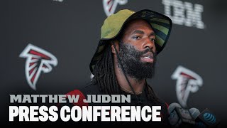 Matthew Judon speaks on earning his place in ATL and gratefulness after returning from injury [upl. by Bozuwa]