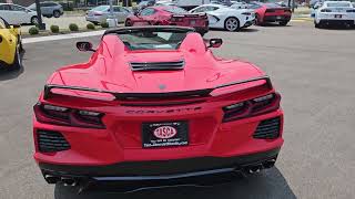 2023 Corvette convertible Torch Red [upl. by Bourke]