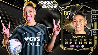 ⭐TOTW quot TRINITY RODMAN quot COMPLETE PLAYER REVIEW IN FC25 🤩 [upl. by Jarnagin794]