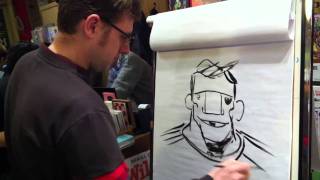 Jeff Lemire in action [upl. by Waite]