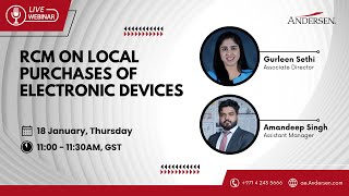 Webinar RCM on Local Purchases of Electronic Devices [upl. by Inanak]