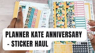 Planner Kate Sticker haul [upl. by Newlin647]