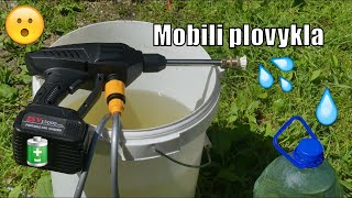 Aukšto slėgio mobilus plovimo aparatas iš Kinijos  25V Portable High Pressure Washer Machine [upl. by Atilef910]