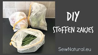 DIY  Maak je eigen GroenteenFruit Zakjes van Stof [upl. by Ellicul]