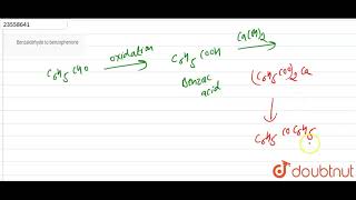 Benzaldehyde to benzophenone [upl. by Kcirtapnaes]