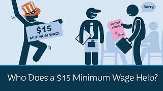 Who Does a 15 Minimum Wage Help  5 Minute Video [upl. by Palila]