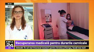 Recuperarea medicală pentru durerile cervicale – Dr Simona Fătulescu  SANADOR [upl. by Dudden]