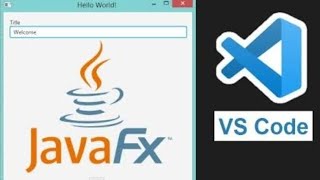 Como usar o JavaFX no VSCODE  java javafx vscode [upl. by Eelahc481]