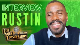 Colman Domingo Rustin Interview How Is This His First Lead Role in a Film [upl. by Cleodal]