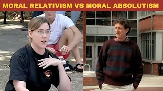 Cliffe Knechtel debates college students on moral relativism vs moral absolutism [upl. by Ennylyak]