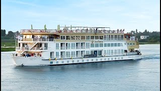 Journey Through Egypt Along the Nile River on AmaWaterways River Cruise Ship AmaDahlia [upl. by Thacker]