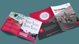 How to Create a Professional Brochure in Photoshop [upl. by Anoved925]